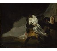 POSTERIIk Famoso moderno lienzo Impresión de Imagen il impiccato di Francisco De Goya Para la Decoración del Hogar 60x90cm