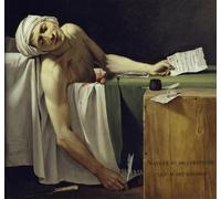 POSTERIIk Famoso moderno lienzo Impresión de Imagen la morte di Marat Dettaglio Dipinto di Jacques Louis David Para la Decoración del Hogar 60x90cm