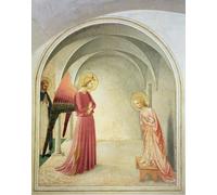 POSTERIIk Famoso moderno lienzo Impresión de Imagen l'Annunciazione del Beato Angelico Para la Decoración de la Oficina 60x90cm