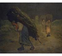 POSTERIIk Famoso moderno lienzo Impresión de Imagen L'inverno i raccoglitori di fascini di Jean Francois Millits Para la Decoración del Hogar 60x90cm