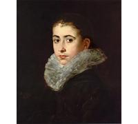 POSTERIIk Famoso moderno lienzo Impresión de Imagen Ritratto di giovane donna - Eva Gonzales Para la Decoración del Hogar 60x90cm