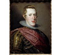 POSTERIIk Famoso moderno lienzo Impresión de Imagen Ritratto di Iv Re di Spagna di Diego Rodriguez De Y Velazquez Para la Decoración de la Oficina 60x90cm