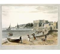 POSTERIIk Famoso moderno lienzo Impresión de Imagen Southend da un della Gran Bretagna intrapreso tra gli anni da William Daniell Para la Decoración del Hogar 60x90cm