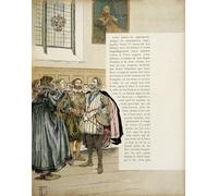 POSTERIIk Famoso Mural Fotos Prints sobre Lienzo Enrique IV de Hermann Vogel Para la Decoración de la Oficina 60x90cm