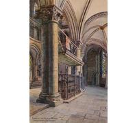 POSTERIIk Famoso Mural Fotos Prints sobre Lienzo la Tomba della Cattedrale Nera di Alfred Robert Quinton Para la Decoración del Hogar 60x90cm