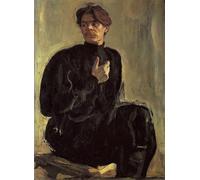 POSTERIIk Famoso Mural Fotos Prints sobre Lienzo Ritratto di AM Gorky di Valentin Alexandrovich Serov Para la Decoración del Hogar 60x90cm