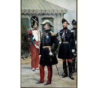 POSTERIIk Famoso Mural Fotos Prints sobre Lienzo Ritratto imperatore Napoleone III Acquerello di Jean Baptiste Edouard Detaille Para la Decoración del Hogar 60x90cm
