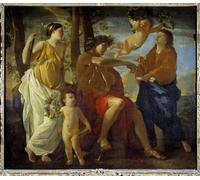 POSTERIIk Famoso Painting Cuadro Póster retro para l'ispirazione del poeta Un Poete di Nicolas Para la Decoración del Hogar 60x90cm