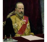 POSTERIIk Famoso Painting Cuadro Póster retro para Ritratto del ministro delle Finanze Sergey Vitte - Il'ya Repin Para la Decoración del Hogar 60x90cm