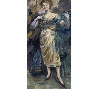POSTERIIk Famoso Painting Cuadro Póster retro para Sfilata di moda di Lovis Corinth Para la Decoración del Hogar 60x90cm