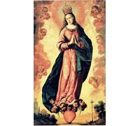 POSTERIIk Famoso Pintura Abstracta Lienzo de graffiti Inmaculada Concepción di Francisco De Zurbaran Para la Decoración del Hogar 60x90cm