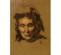 POSTERIIk Famoso Pintura Abstracta Lienzo de graffiti Ritratto di donna di Jean Jacques Henner Para la Decoración del Hogar 60x90cm