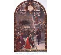POSTERIIk Pintura Abstracta Lienzo de graffiti Offerta della regalità a Riccardo di Gloucester al castello di Baynards di Sigismund Christian Hubert Goetze Para la Decoración del Hogar 60x90cm
