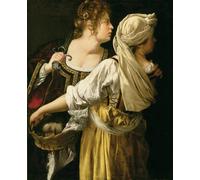 POSTERIIk Pinturas Famosas impresion Pared Arte cuadros de lienzo Giuditta e la sua serva di Artemisia Gentileschi Para la Decoración del Hogar 60x90cm