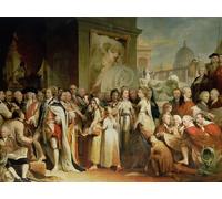 POSTERIIk Pinturas Famosas impresion Pared Arte cuadros de lienzo la distribuzione dei premi nella Società delle Arti da parte di artisti famosi Para la Decoración del Hogar 60x90cm
