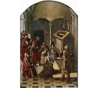 POSTERIIk Pinturas Famosas impresion Pared Arte cuadros de lienzo la Tomba di San Pietro Martire di Pedro Berruguete Para la Decoración del Hogar 60x90cm