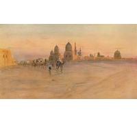 POSTERIIk Pinturas Famosas impresion Pared Arte cuadros de lienzo le Tombe dei Khalif di Walter Frederick Roofe Tyndale Para la Decoración del Hogar 60x90cm