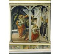 POSTERIIk Pinturas Famosas moderno lienzo Impresión de Imagen Anunciación de Fra Filippo Lippi Para la Decoración del Hogar 60x90cm