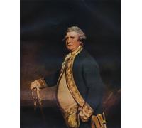 POSTERIIk Pinturas Famosas moderno lienzo Impresión de Imagen Augustus Keppel Vizconde Keppel por Joshua Reynolds Para la Decoración del Hogar 60x90cm
