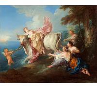 POSTERIIk Pinturas Famosas moderno lienzo Impresión de Imagen il rapimento di Europa di Jean François De Troy Para la Decoración del Hogar 60x90cm