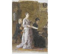 POSTERIIk Pinturas Famosas moderno lienzo Impresión de Imagen la canzone patetica di Eakins Para la Decoración de la Oficina 60x90cm