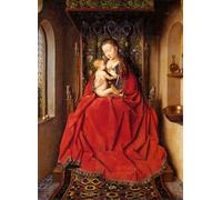 POSTERIIk Pinturas Famosas moderno lienzo Impresión de Imagen la Dama di Lucca di Jan Van Eyck Para la Decoración de la Oficina 60x90cm