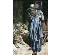POSTERIIk Pinturas Famosas moderno lienzo Impresión de Imagen Mime and the Wanderer per Sigfrido e il crepuscolo degli dei di Arthur Rackham Para la Decoración del Hogar 60x90cm