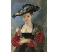 POSTERIIk Pinturas Famosas moderno lienzo Impresión de Imagen Retrato de Susanna Lunden El sombrero de paja de Peter Paul Rubens Para la Decoración del Hogar 60x90cm