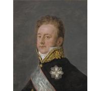 POSTERIIk Pinturas Famosas moderno lienzo Impresión de Imagen Ritratto Ofaloys Wenzel di Kaunitz rietberg di Francisco De Goya Para la Decoración del Hogar 60x90cm