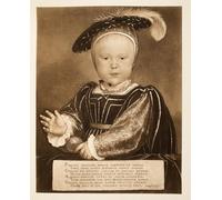 POSTERIIk Pinturas Famosas Mural Fotos Prints sobre Lienzo Edoardo Più Tardi Re Edoardo Vi Di Hans Holbein Il Giovane Para la Decoración del Hogar 60x90cm
