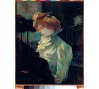 POSTERIIk Pinturas Famosas Mural Fotos Prints sobre Lienzo il Ritratto modista di Madame Louise Blouet di Henri De Toulouse Lautrec Para la Decoración del Hogar 60x90cm