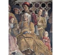 POSTERIIk Pinturas Famosas Painting Cuadro Póster retro para Bárbara de Brandeburgo con su hija Paula y Rodolfo Gonzaga de Andrea Mantegna Para la Decoración del Hogar 60x90cm