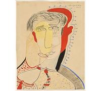 POSTERIIk Pinturas Famosas Painting Cuadro Póster retro para El Beso il Bacio di Federico Garcia Lorca Para la Decoración del Hogar 60x90cm