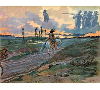 POSTERIIk Pinturas Famosas Painting Cuadro Póster retro para Joachim Murat regresó a Nápoles tras la derrota de Leipzig en Para la Decoración del Hogar 60x90cm