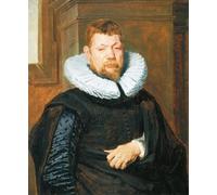 POSTERIIk Pinturas Famosas Painting Cuadro Póster retro para Ritratto di un uomo barbuto di Anthony Van Dyck Para la Decoración del Hogar 60x90cm