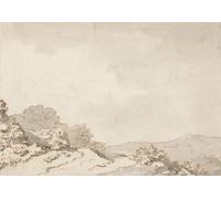 POSTERIIk Pinturas Famosas Painting Cuadro Póster retro para un sentiero su una collina di Philippe Jacques De Loutherbourg Para la Decoración de la Oficina 60x90cm