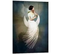 Posterlounge A la Luna y de regreso Cuadro de metacrilato de Catrin Welz-Stein 13 x 18 cm Cuadros Decoración para la pared