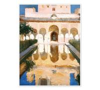 Posterlounge Alhambra, Salón de Embajadores Póster de Joaquín Sorolla y Bastida 30 x 40 cm Beige Cuadros Decoración para la pared