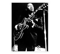 Posterlounge B.B. King and Lucille Póster 13 x 18 cm Negro Cuadros Decoración para la pared