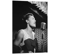 Posterlounge Billie Holiday Cuadro de metacrilato 13 x 18 cm Blanco y negro Cuadros Decoración para la pared