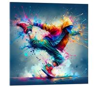 Posterlounge Breakdance style II Cuadro de metacrilato de nobelart 40 x 40 cm Azul Cuadros Decoración para la pared