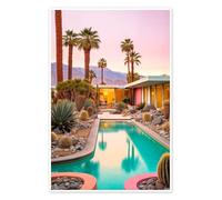 Posterlounge California Dreaming - Mid-Century Magic Póster de Philippe HUGONNARD 14 x 21 cm Cuadros Decoración para la pared
