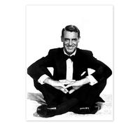 Posterlounge Cary Grant Póster 50 x 70 cm Blanco y negro Cuadros Decoración para la pared