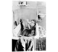 Posterlounge Charlie Chaplin in the bathtub, 1922 Cuadro de metacrilato 13 x 18 cm Blanco y negro Cuadros Decoración para la pared