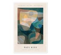 Posterlounge Color And I Are One Póster de Paul Klee 40 x 60 cm Azul Cuadros Decoración para la pared