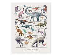 Posterlounge Dinosaurios I (inglés) Póster de Dieter Braun 50 x 70 cm Beige Cuadros Decoración para la pared
