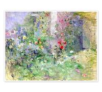 Posterlounge El jardín de Bougival Póster de Berthe Morisot 70 x 50 cm Verde Cuadros Decoración para la pared
