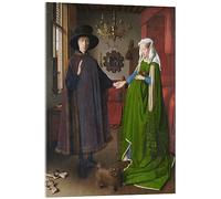 Posterlounge El matrimonio Arnolfini Cuadro de metacrilato de Jan van Eyck 13 x 18 cm Cuadros Decoración para la pared