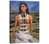 Posterlounge El pilar roto, 1944 Lienzo de Frida Kahlo 30 x 40 cm Cuadros Decoración para la pared