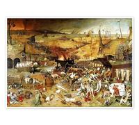 Posterlounge El triunfo de la muerte Póster de Pieter Brueghel d.Ä. 130 x 100 cm Marrón Cuadros Decoración para la pared